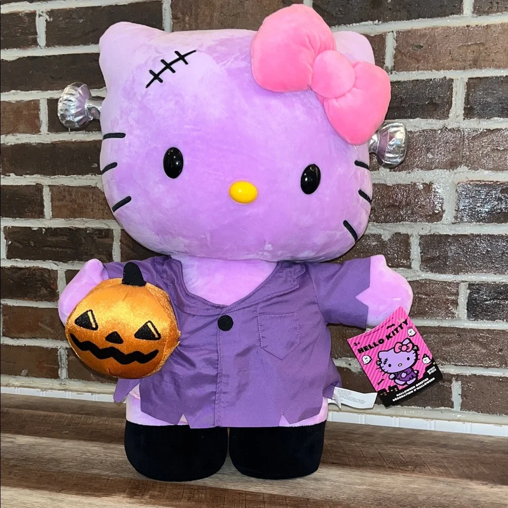 Hello Kitty NWT! LARGE 19.5” Frankenstein Halloween Greeter Decoration